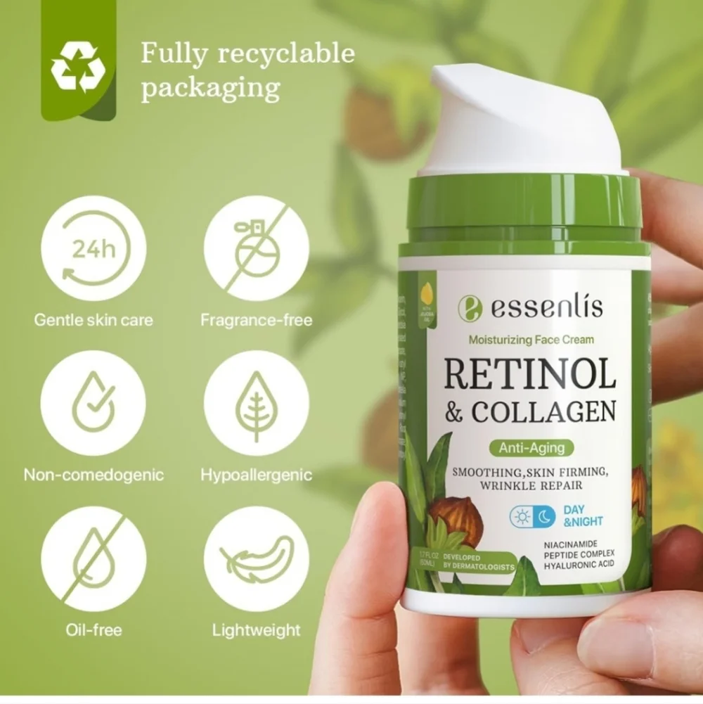 Face Moisturizer Retinol Cream, Anti Aging Face Cream